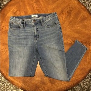 Madewell Mid rise skinny jeans Medium wash